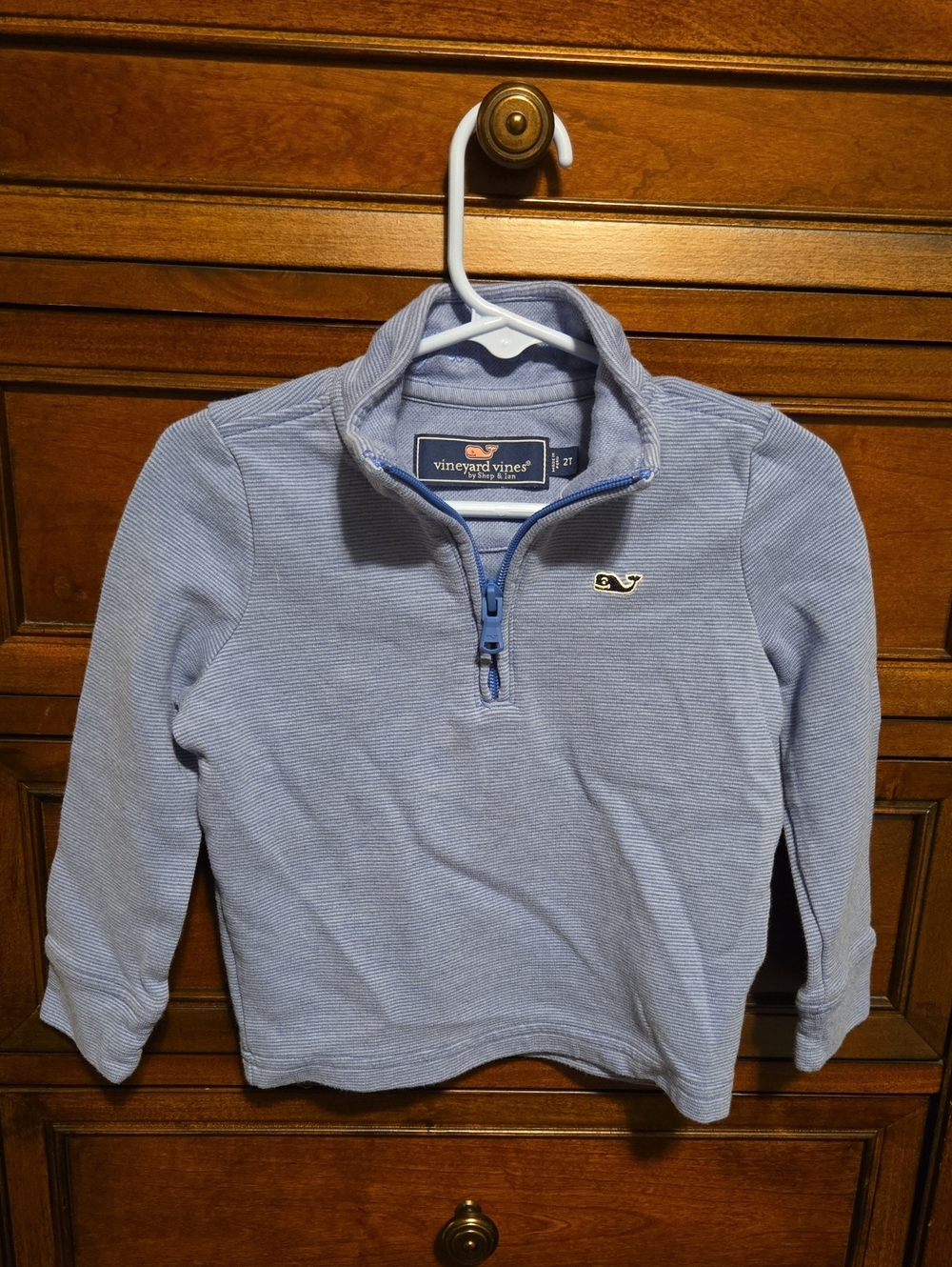 Vineyard Vines Blue Half-Zip Pullover Sweatshirt